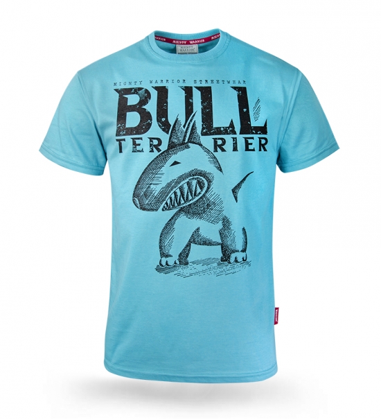 Bild für T-Shirt BullTerrier blau Mighty Warrior